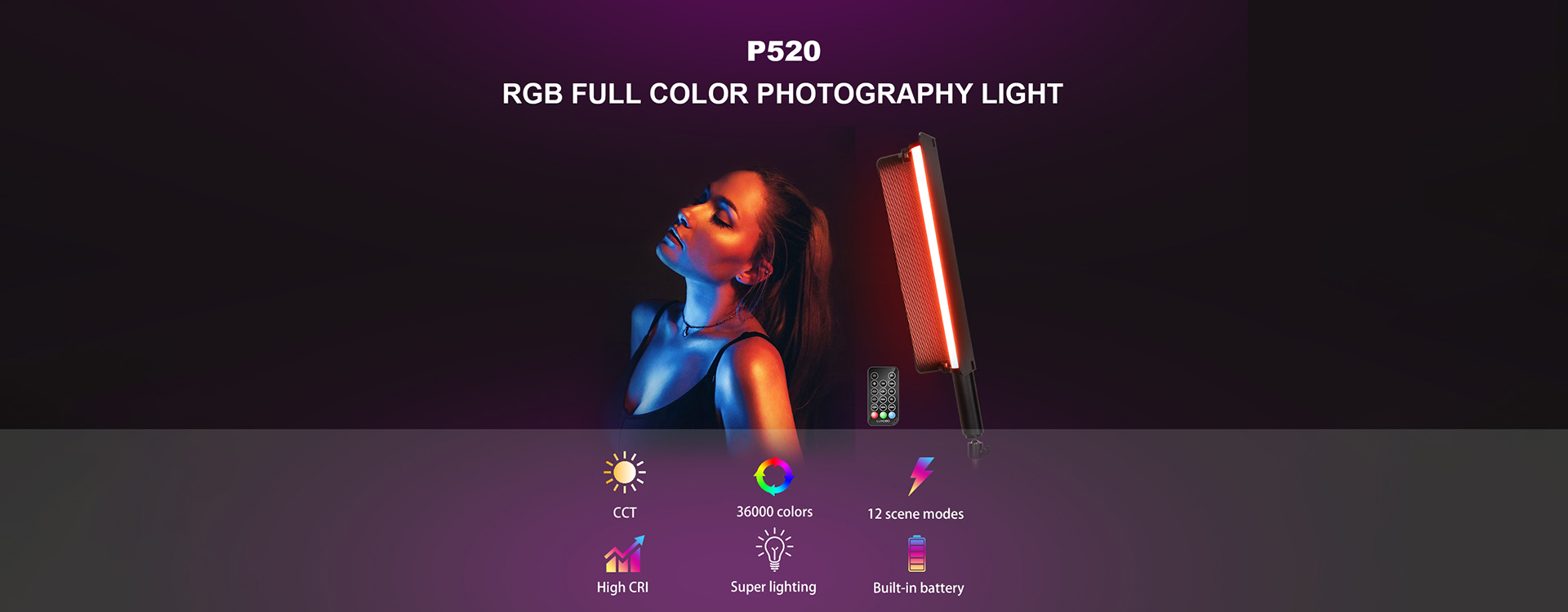 P520 Full color photography light