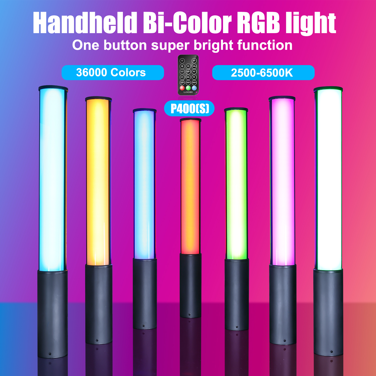 P400/P400S RGB Photography Light