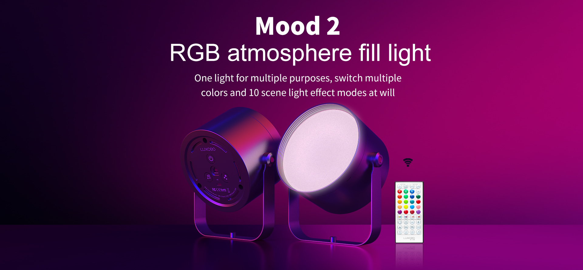 Mood2 RGB ambient fill light