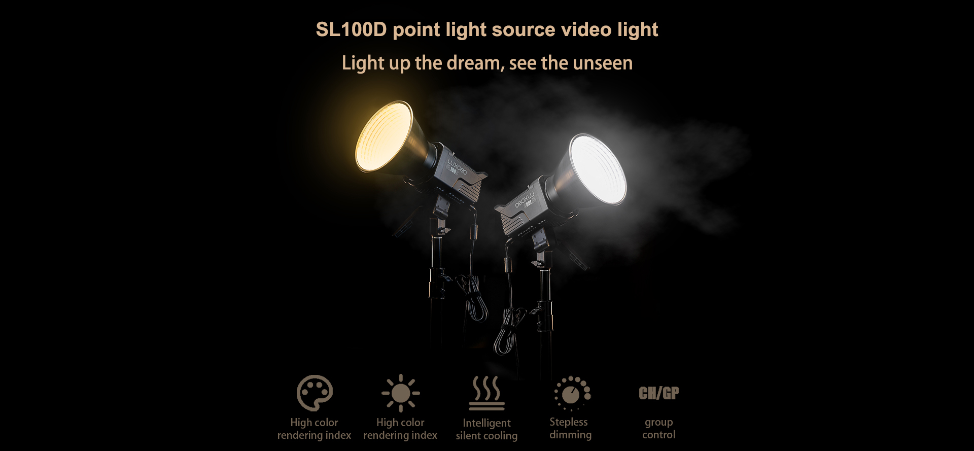 SL100D LED Video Light