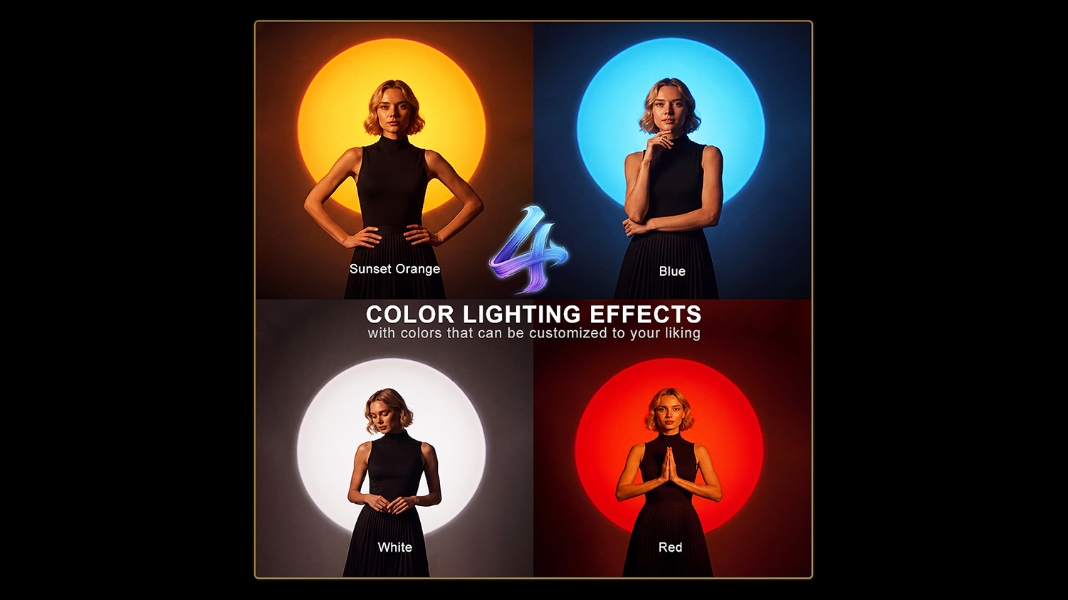 LUXCEO T10 All-Metal LED Pattern Light Launches, 20 Built-in Gobos for Creative Lighting on the Go