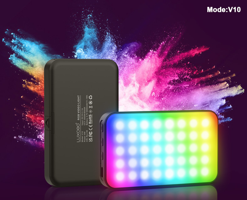 V10 RGB LED Camera Video Light
